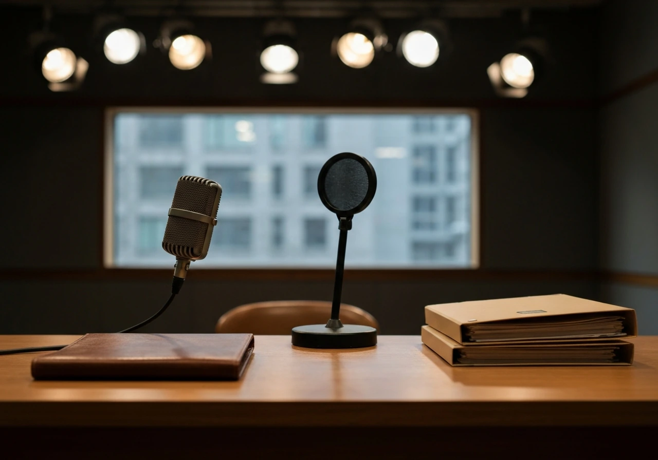 1980s-style media studio scene symbolizing estimating an actor’s wealth at death